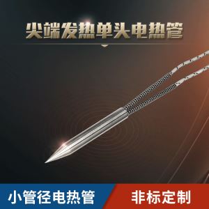 锥形单头电热管尖角发热管模具加热管不锈钢尖头加热管模具电热棒
